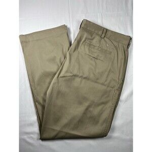 Nike Dri-Fit Chino Pants Mens Size 40x32 Tan Khaki Straight Leg Golf Casual